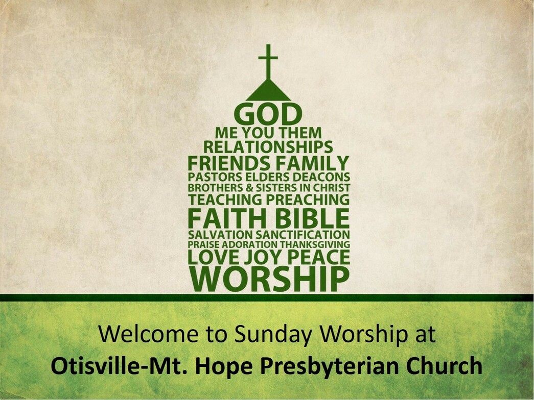 About Us OtisvilleMt. Hope Presbyterian Church